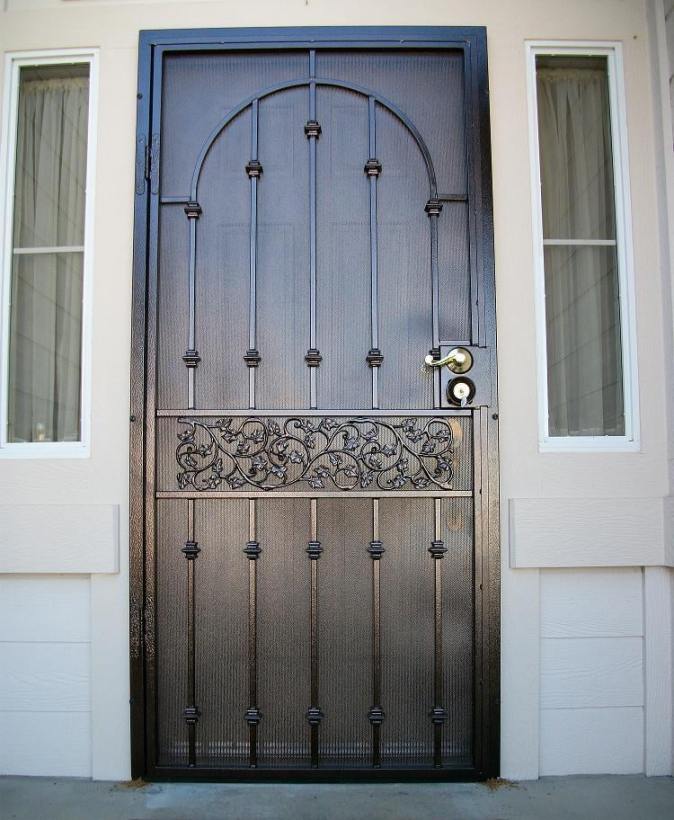 English Ivy Security Screen Door